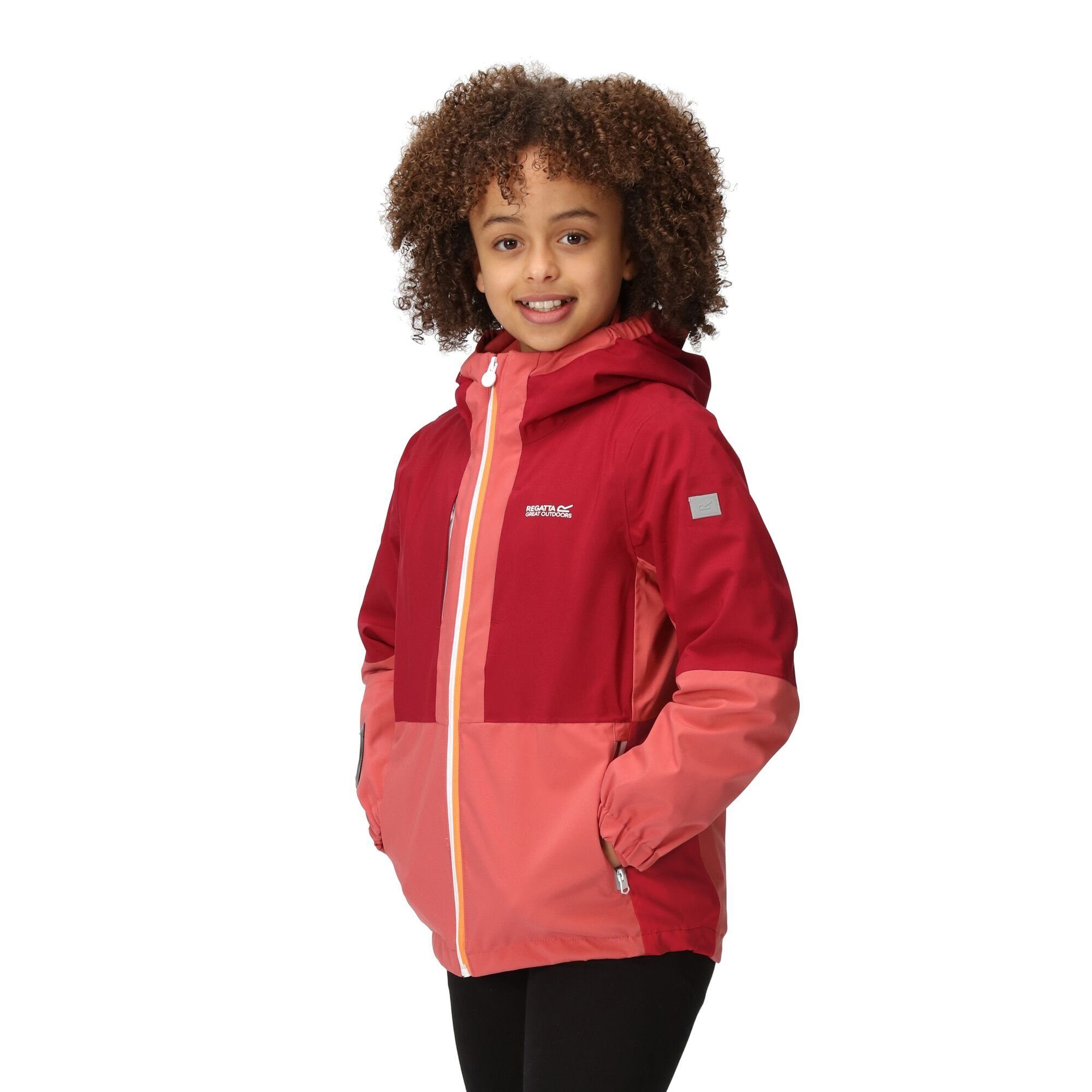 für Regatta Hydrate MinRd/RumbRd Wassersäule Kinder, 15.000mm Funktionsjacke VIII