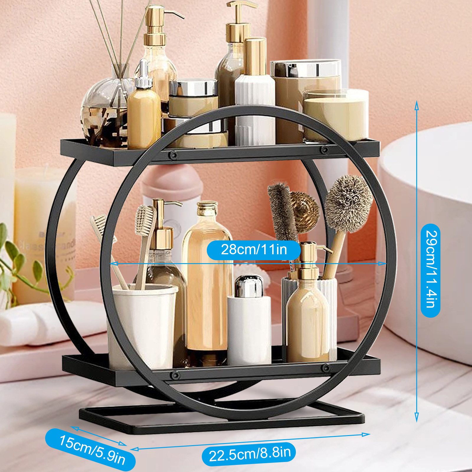 TWSOUL Make-Up Organizer Parfüm&Hautpflegeprodukte Aufbewahrungsregal, Deko günstig online kaufen