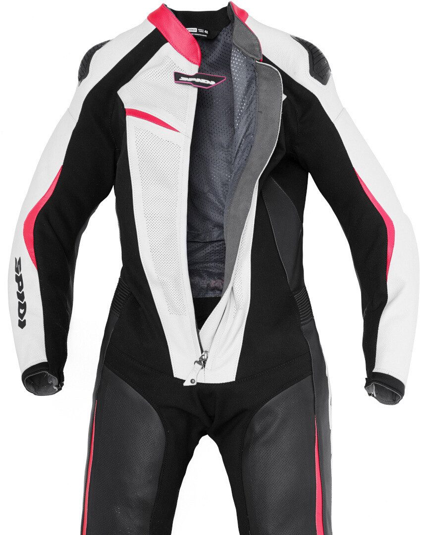SpiDi Motorradkombi Track Perforated Pro Damen Motorrad Lederkombi perforiert