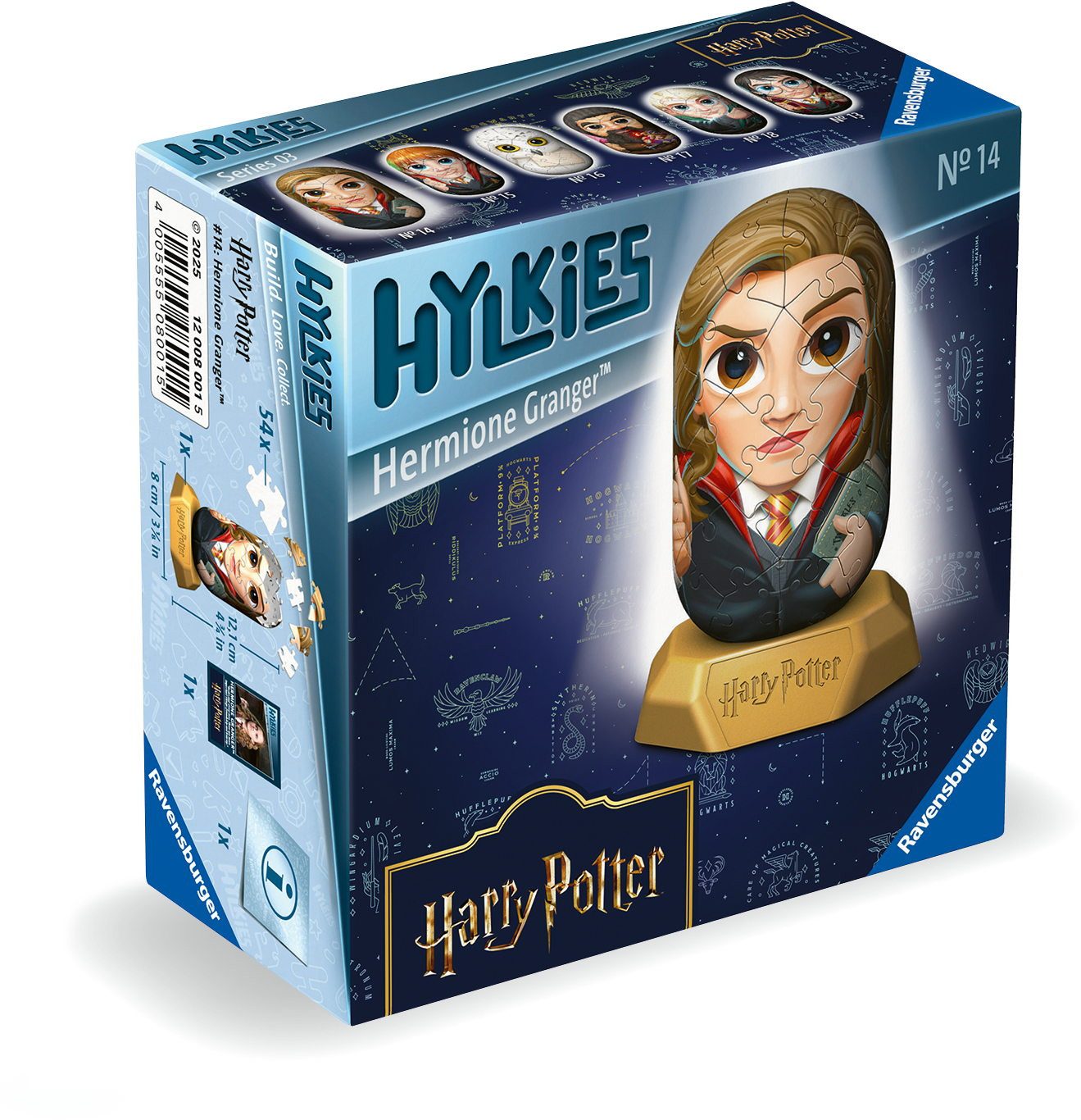 Ravensburger Puzzle 54 Teile 3D Puzzle Hylkies Harry Potter Hermine Sammelfigur 12008001, Puzzleteile