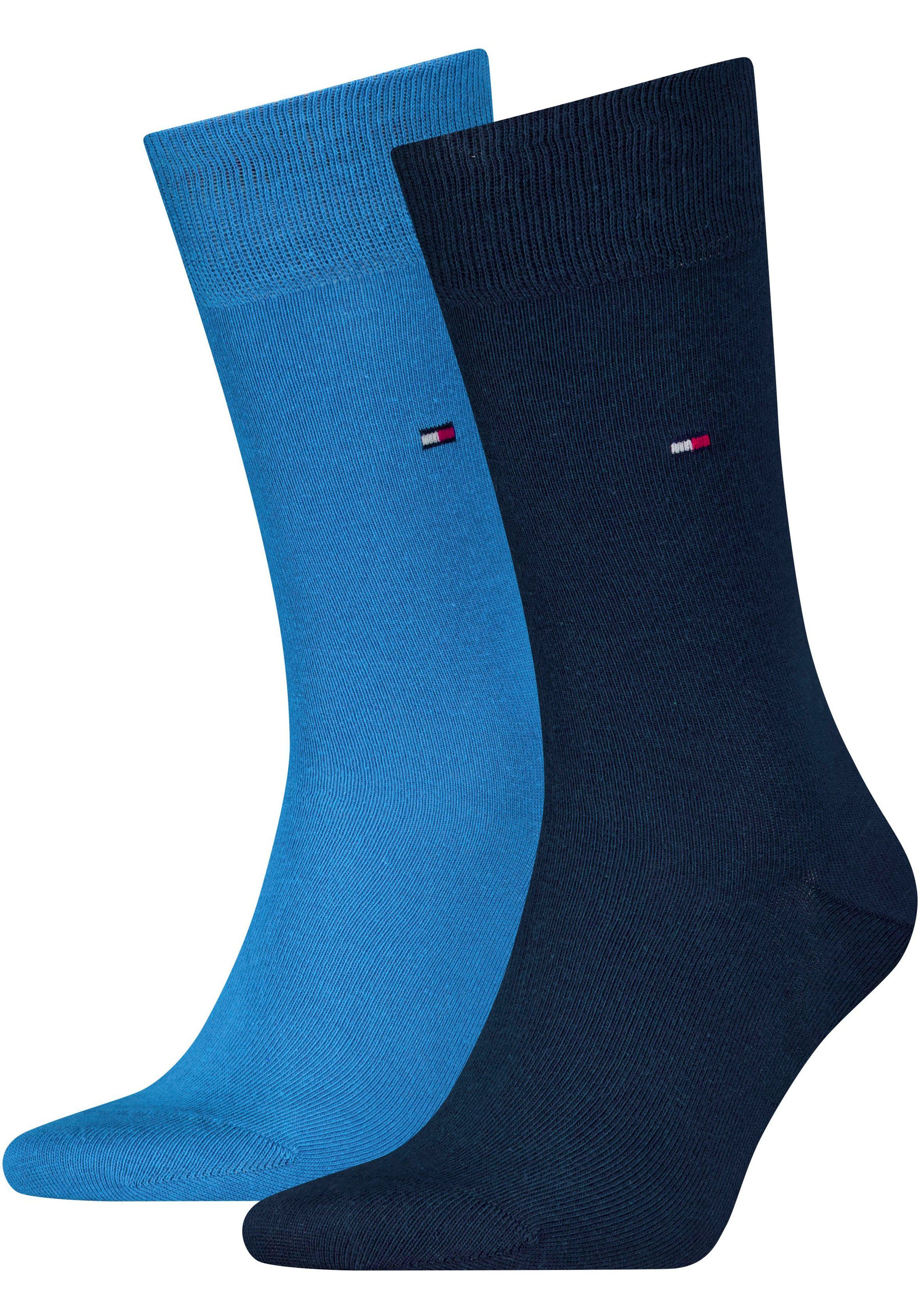 Tommy Hilfiger Basicsocken (2-Paar) blau | Lange Socken