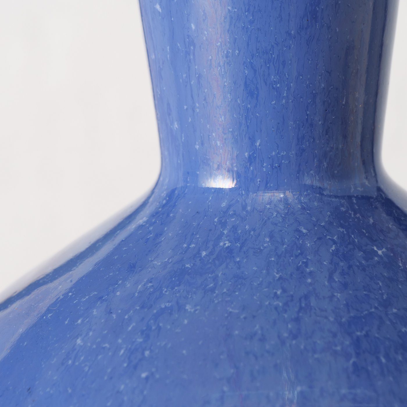 aus blau BOLTZE Dekovase H37cm, Keramik "Elikia" in Vase