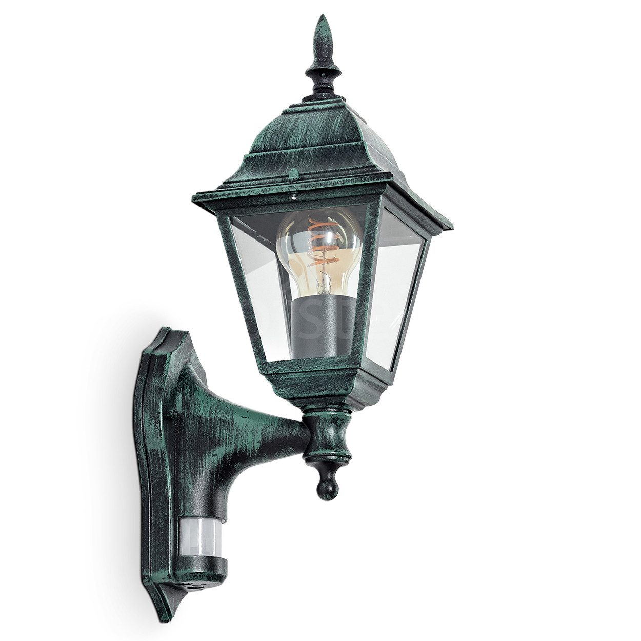 hofstein Außen-Wandleuchte Wandlampe Bewegungsmelder in antikem Look aus Me günstig online kaufen