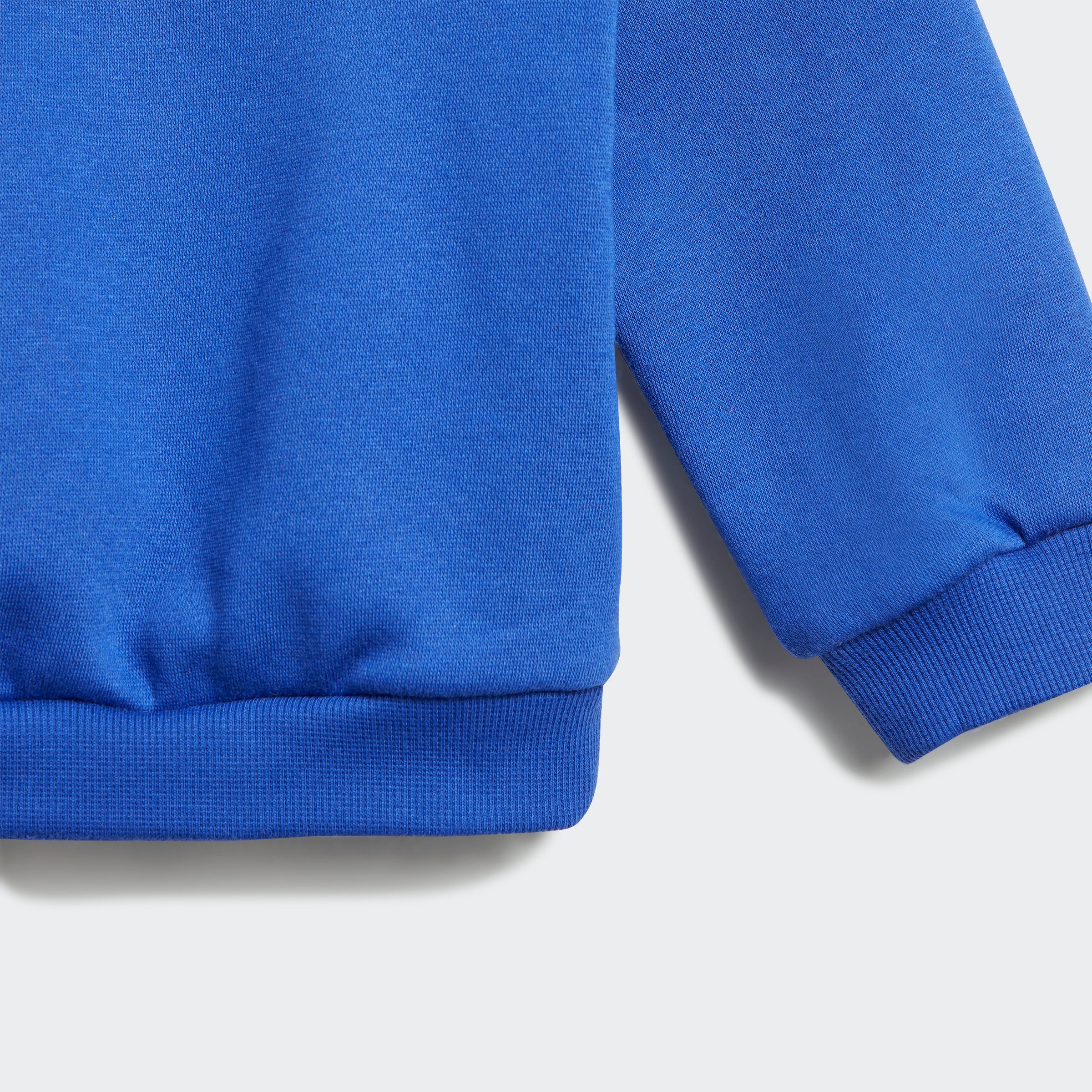 Lucid Semi adidas (Set, LOGO JOG Sportswear 2-tlg) / Trainingsanzug White I BOS Blue