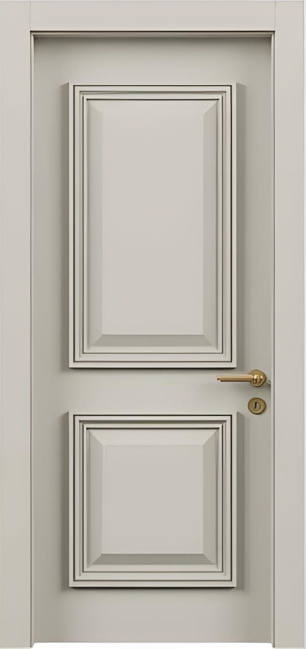 JVmoebel Zimmertür Beige Designer Innentür mit Sicherheitsfunktion