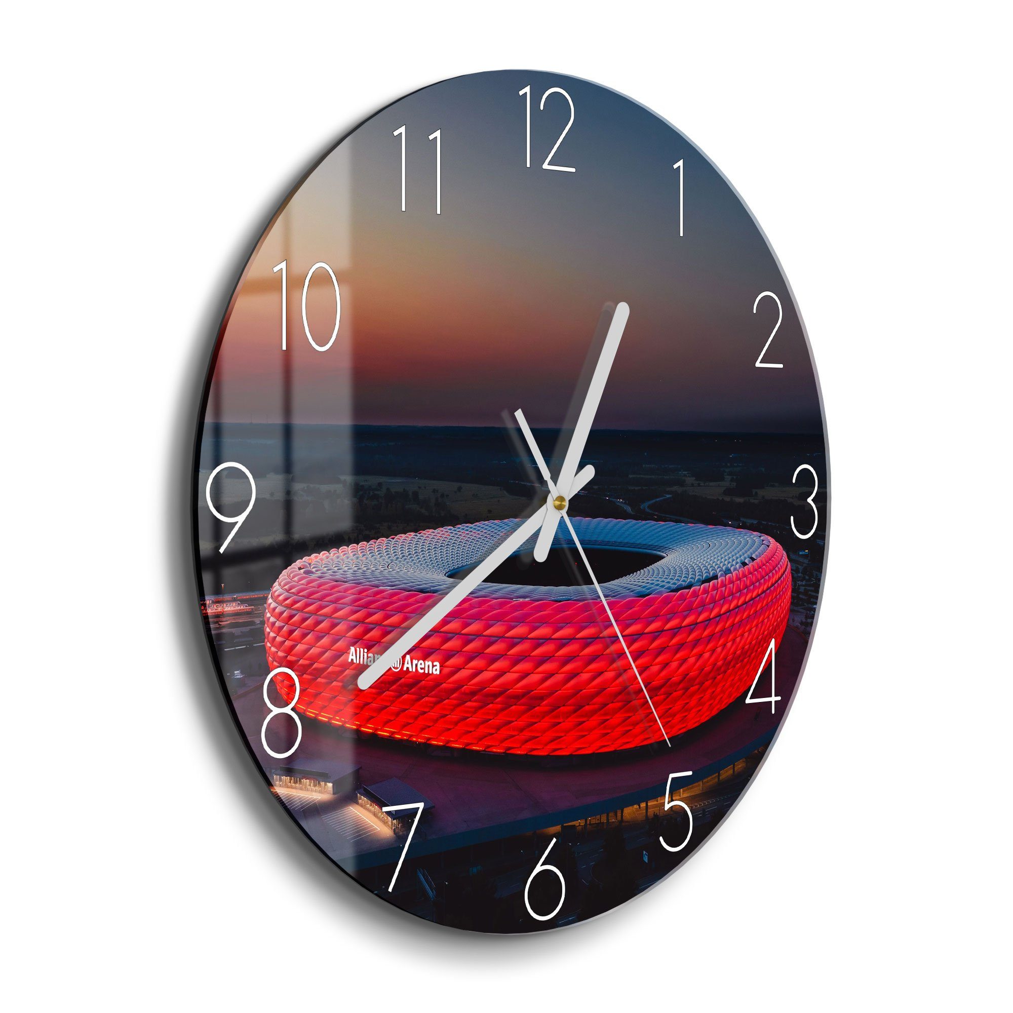 DEQORI Wanduhr 'Allianz Arena, München' (Glas günstig online kaufen