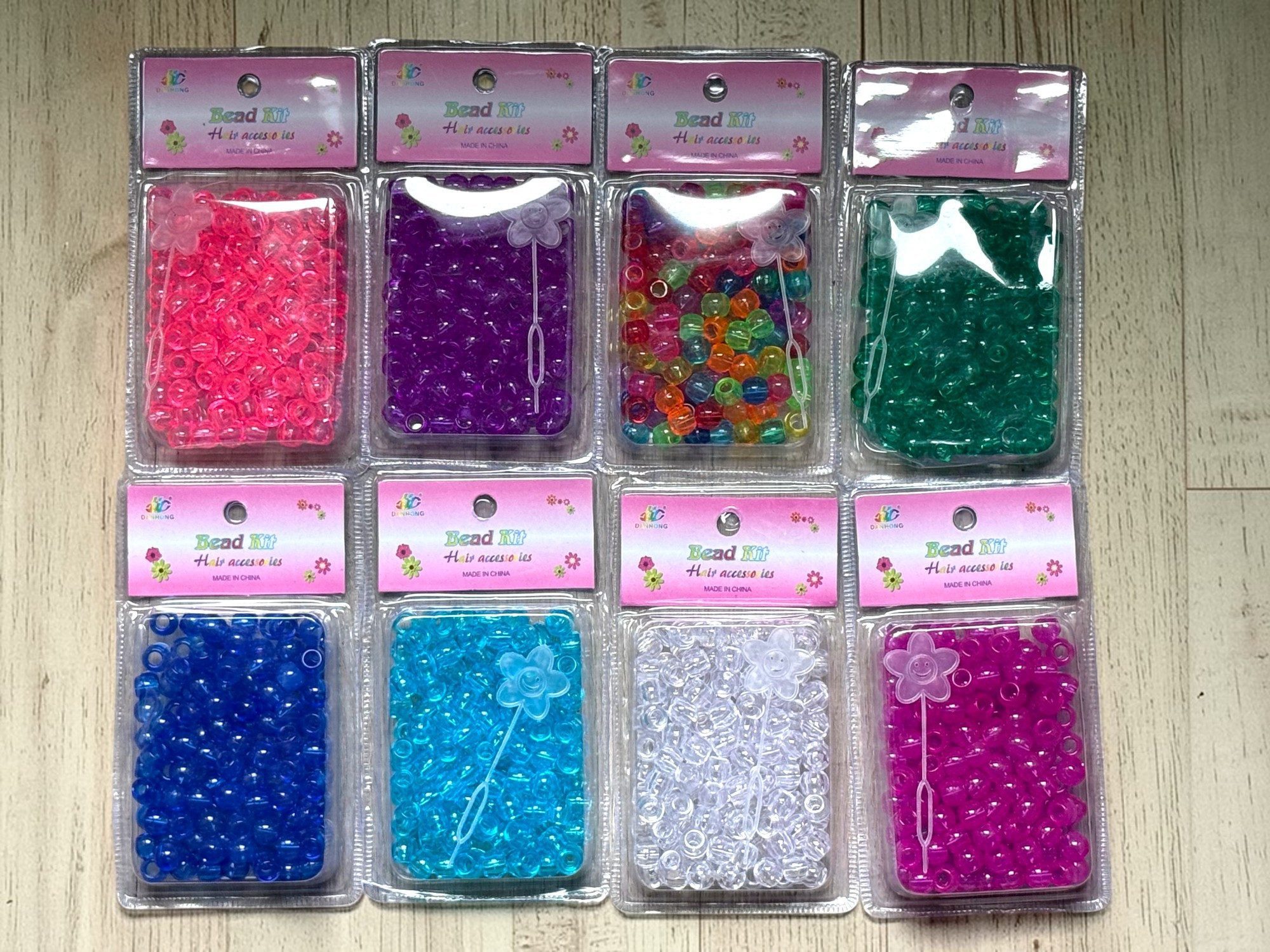 HC Haarspange Haarperlen 100 Stück – Bunte Flechtperlen für Braids & Dreadlocks