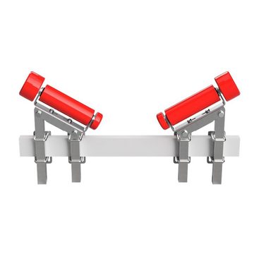SUPROD Auffahrrampe Zentrierhilfe Zentriervorrichtung Polyurethan 370 mm, rot, 1 Paar