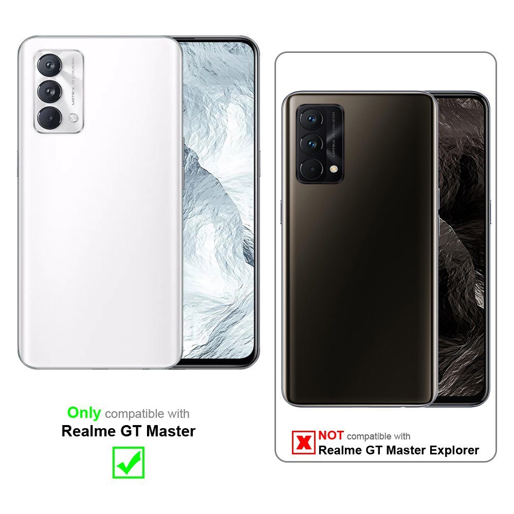 Cadorabo Handyhülle für Realme GT Master Hülle Realme GT Master, Hülle Schutzhülle mit Standfunktion, Magnetverschluss und Kartenfach