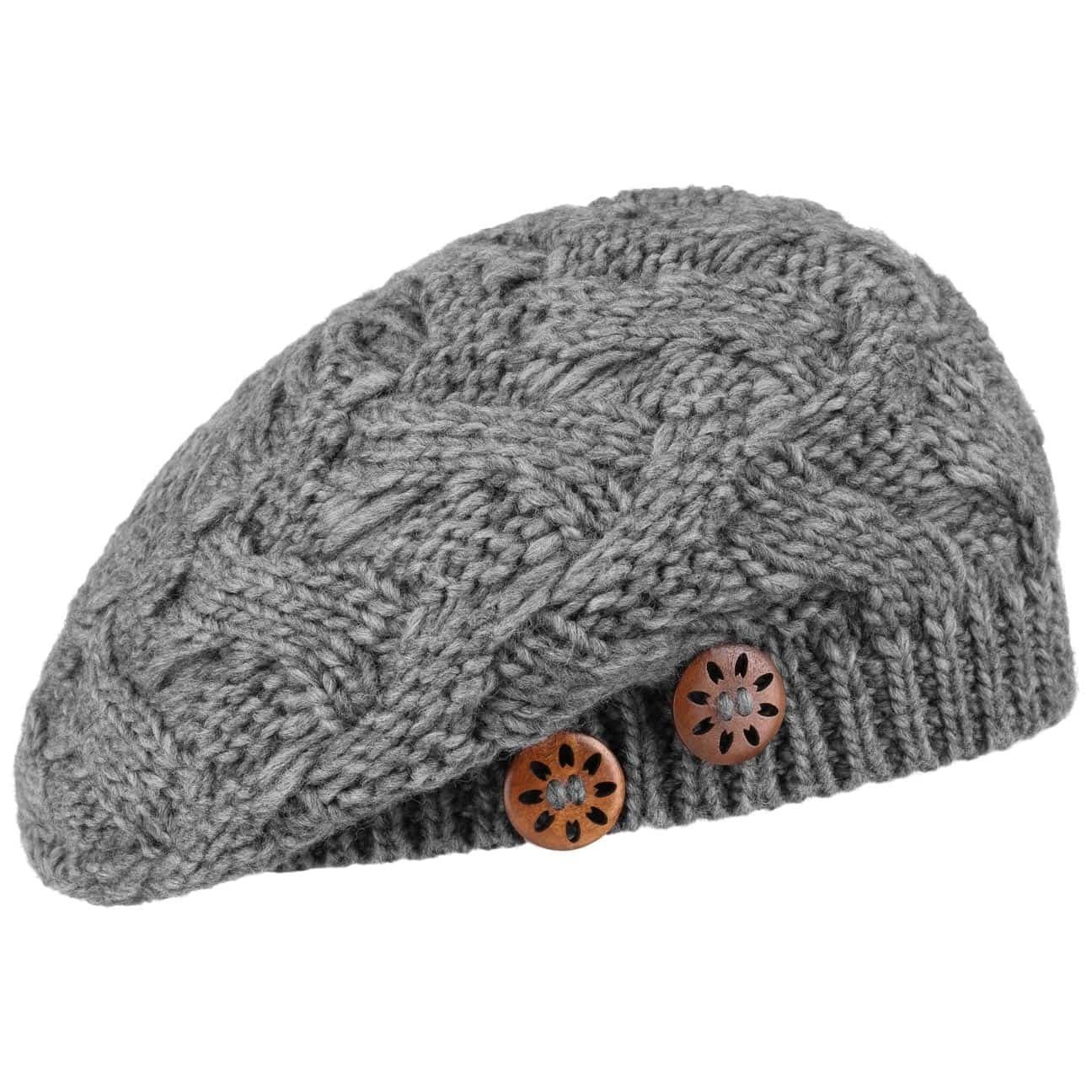 Lierys Baskenmütze (1-St) Strickbaske, Made in Germany