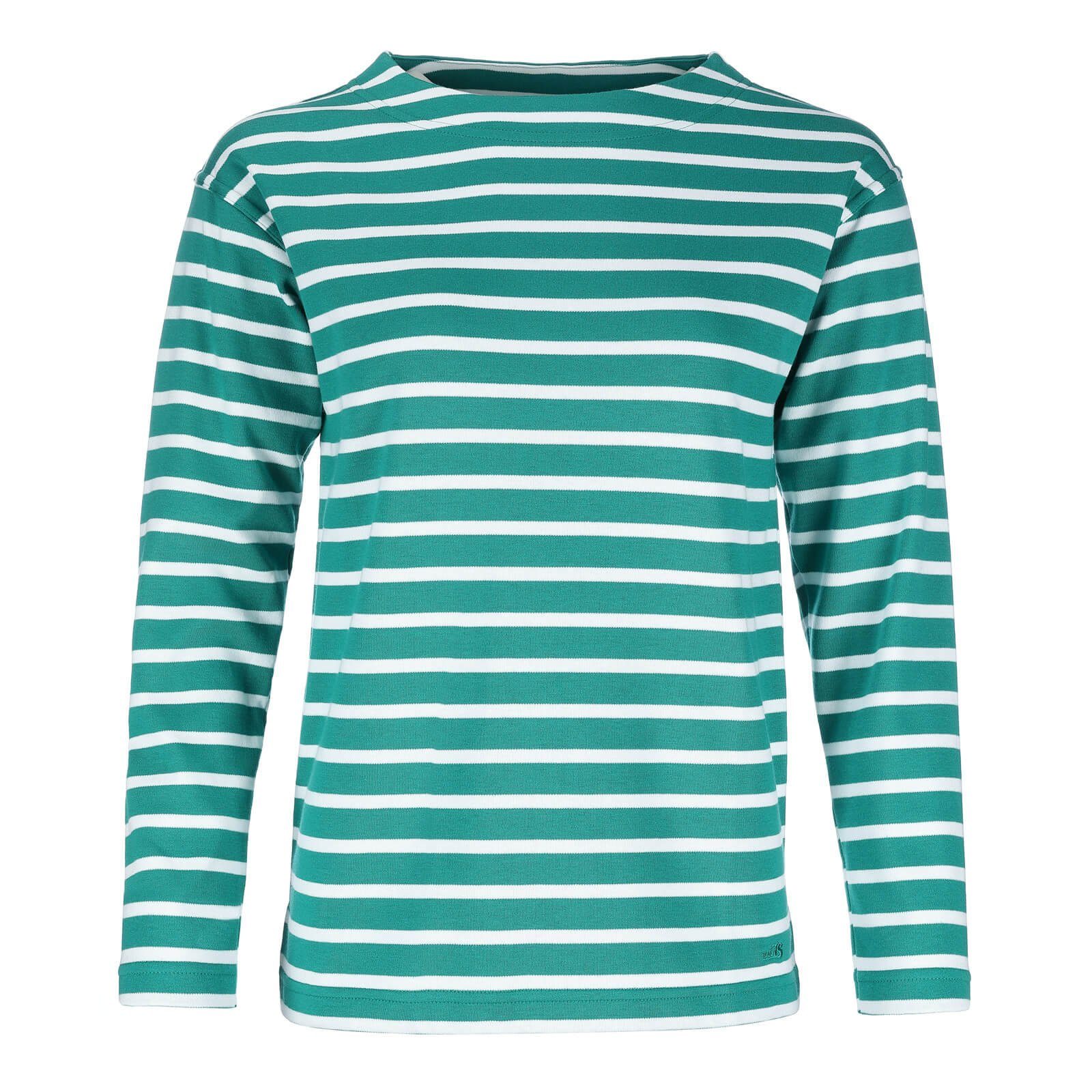 modAS Langarmshirt 2500D Damen Bretonisches Shirt U-Boot Ausschnitt - Ringe günstig online kaufen