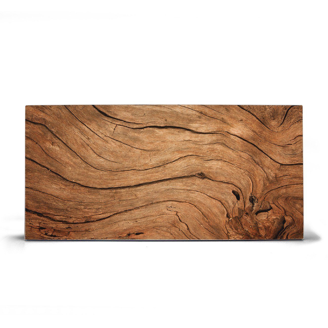 banjado Magnettafel Stahl Trockenes Holz, (inkl. 4 Magnete, Stahlmagnettafel)