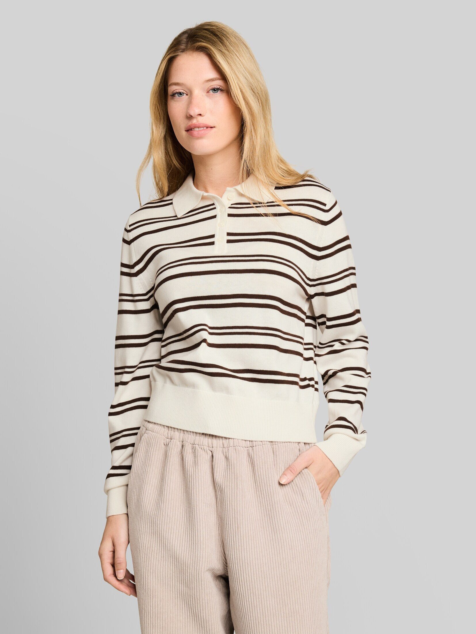 TOM TAILOR Denim Strickpullover Pullover & Strickjacken Strickpullover mit Polokragen