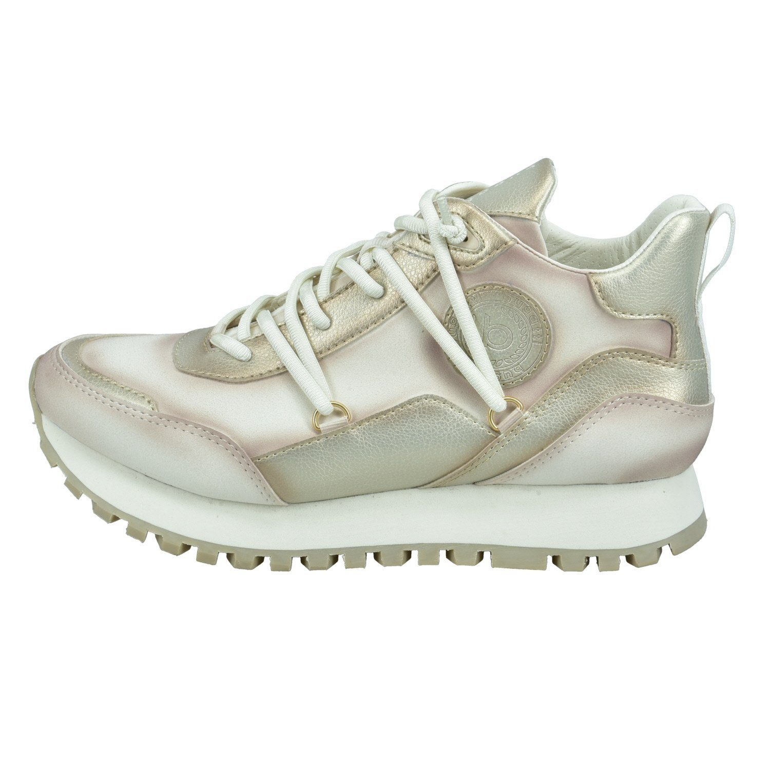 bugatti bugatti Damen Кроссовки Siena 432-A6L09-5550-5251 beige/gold Schnürschuh