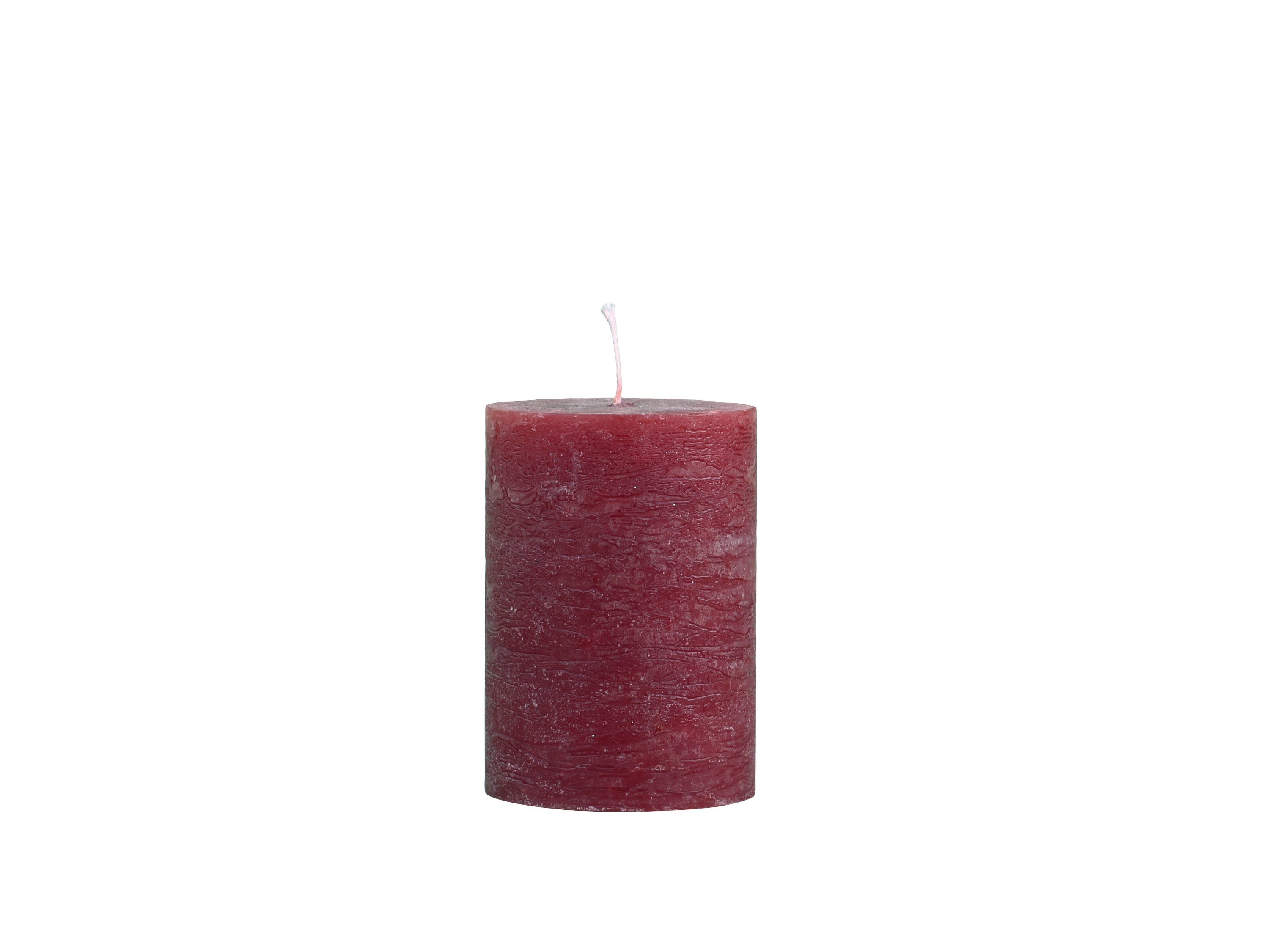 Chic Antique Rustic-Kerze Stumpenkerze Rustikale Kerze Macon Paraffin Dark Red versch.Größen – Bild 2 von 3