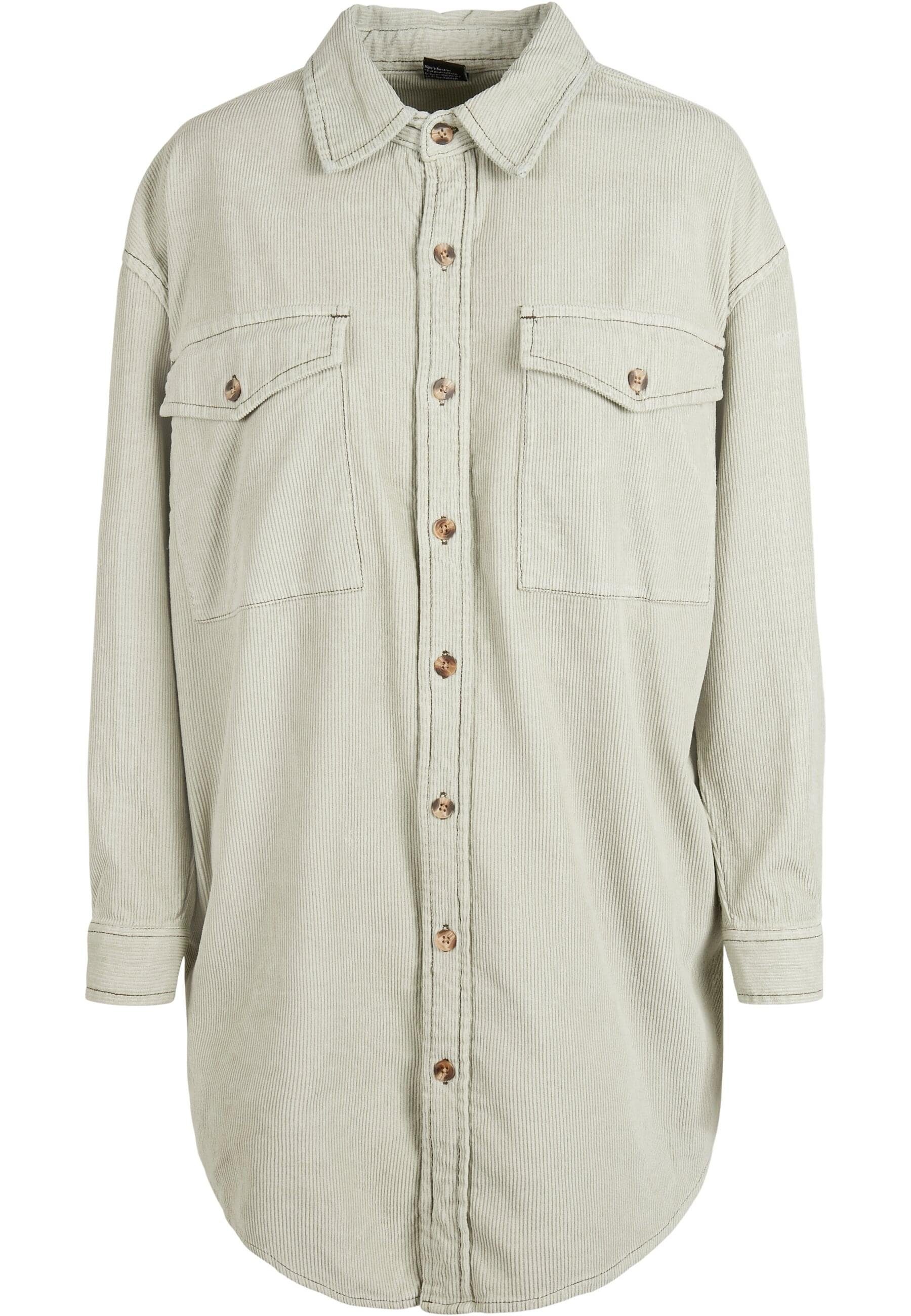 Hemdbluse Urban Classics Damen Ladies Long Corduroy Overshirt