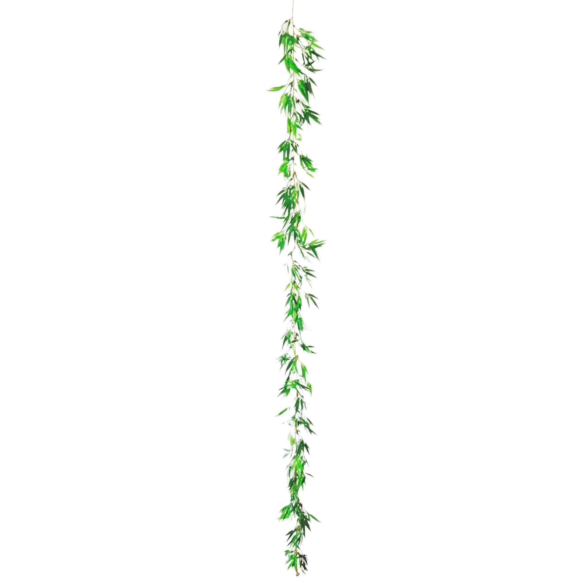 Kunstgirlande Künstliche BAMBUSGIRLANDE ca 180cm. Bambus-GIRLANDE Kunststof günstig online kaufen