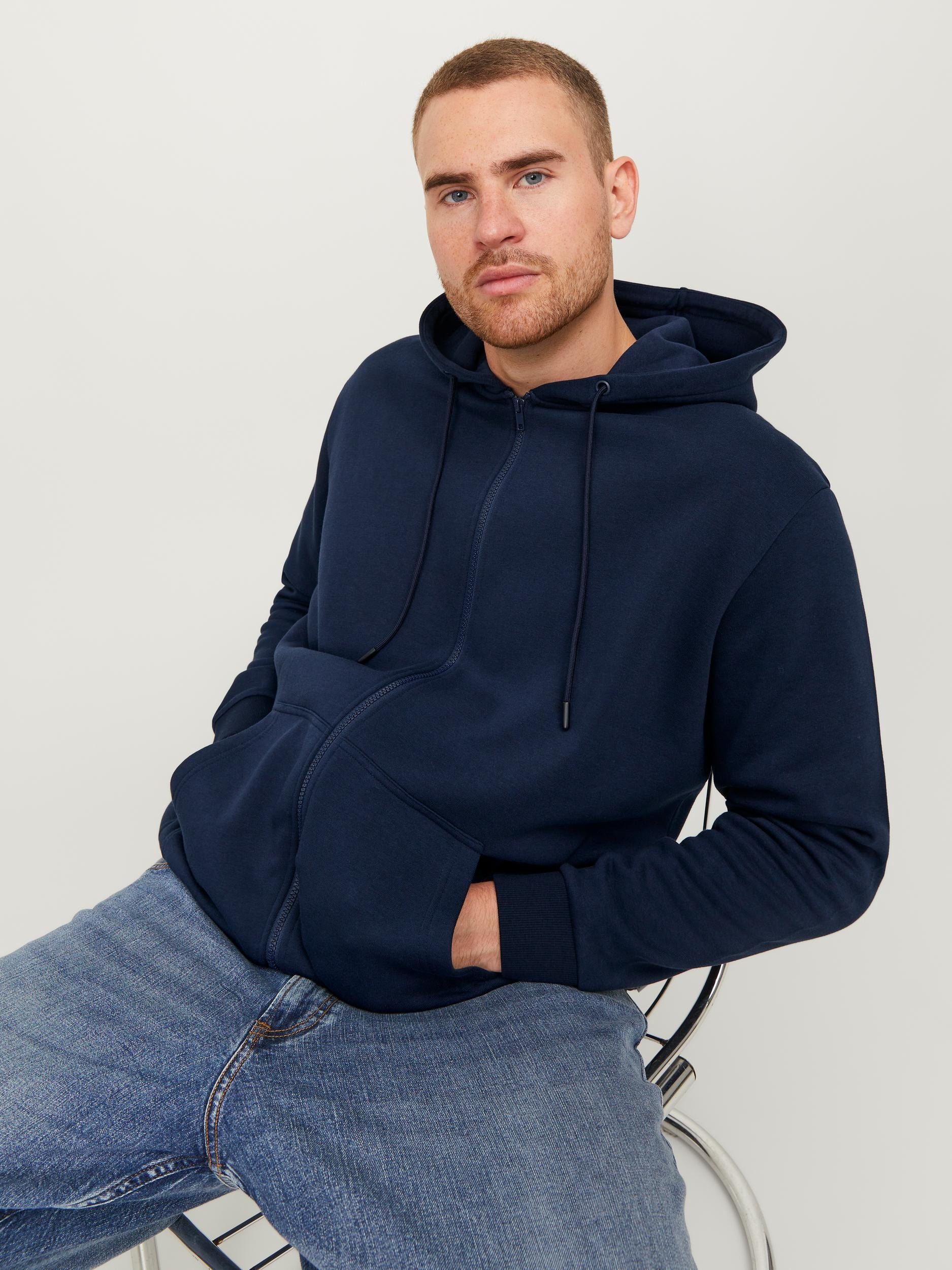 Jack & Jones PlusSize Kapuzensweatjacke JJEBRADLEY mit Kapuze und weichem I günstig online kaufen