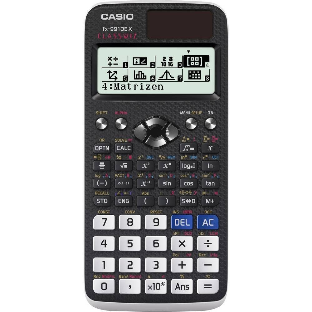 CASIO Taschenrechner Technisch wissenschaftlicher Rechner FX-991DE X