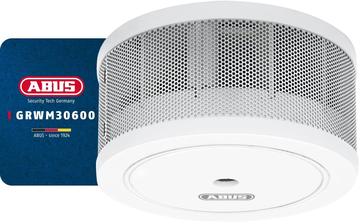 ABUS GRWM30600 Mini-Rauchwarnmelder - Q-Label+DIN EN14604 zertifiziert Rauch- und Hitzewarnmelder