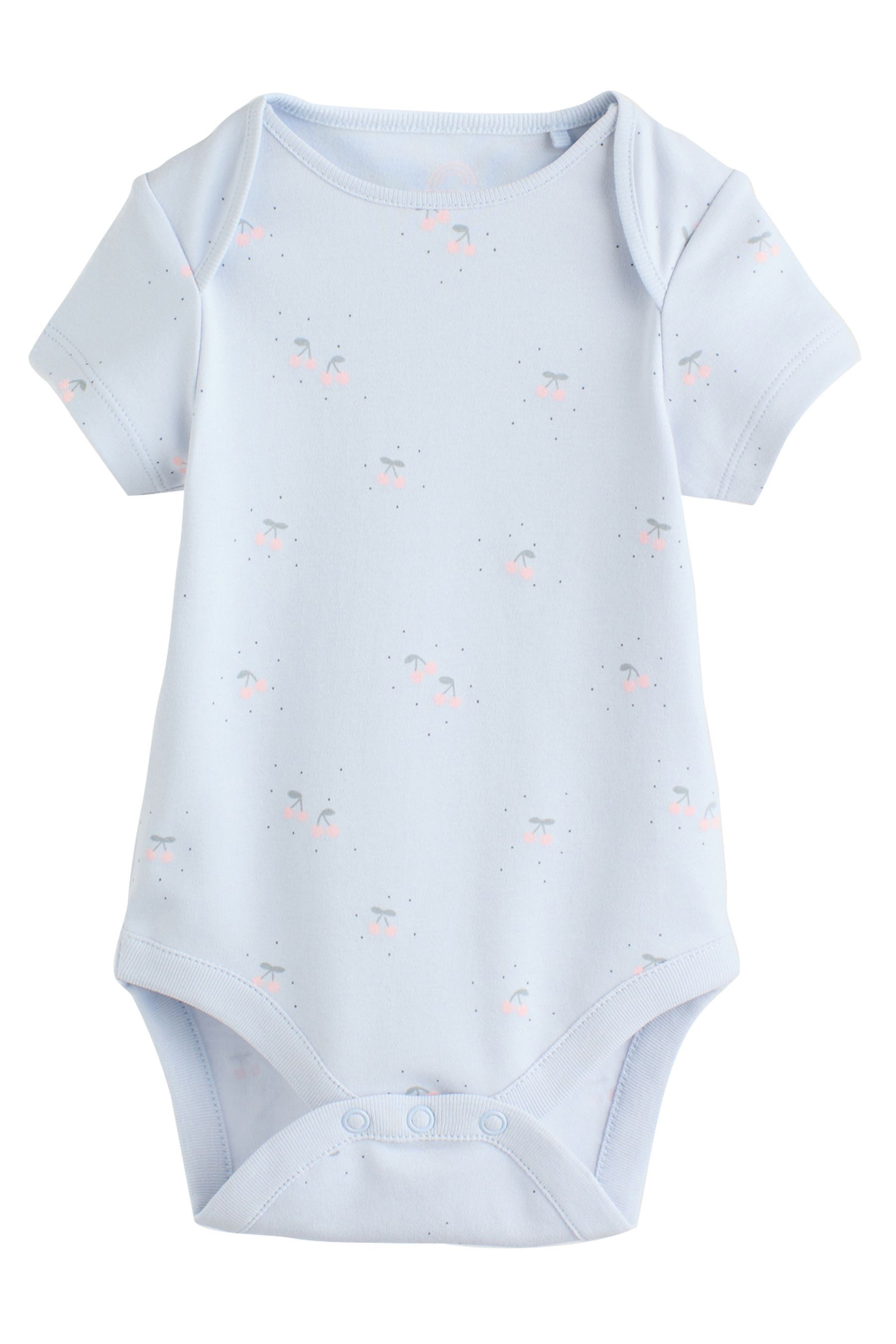 Next Kurzarmbody Kurzärmelige Babybodys im 7er-Pack (7-tlg)