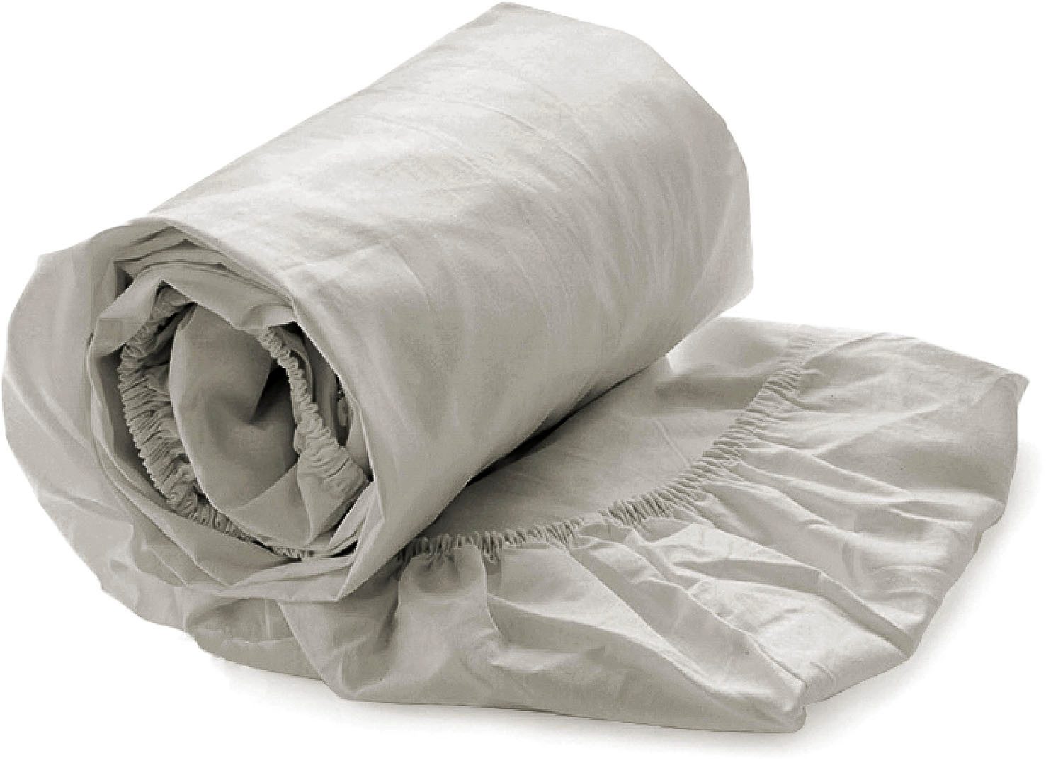 YELLOW Spannbettlaken Percale, Perkal, Gummizug: rundum, günstig online kaufen
