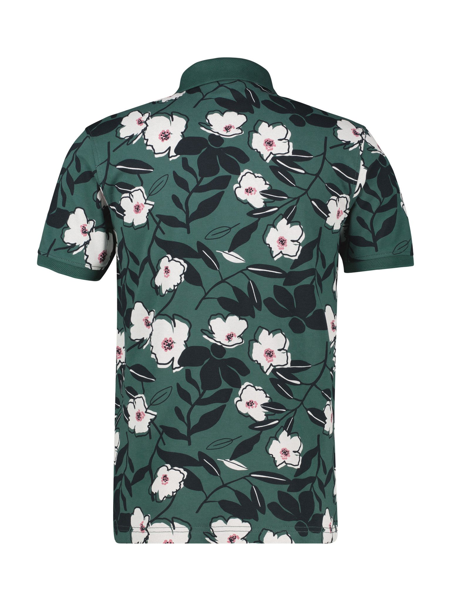 LERROS Poloshirt mit All-Over Print günstig online kaufen