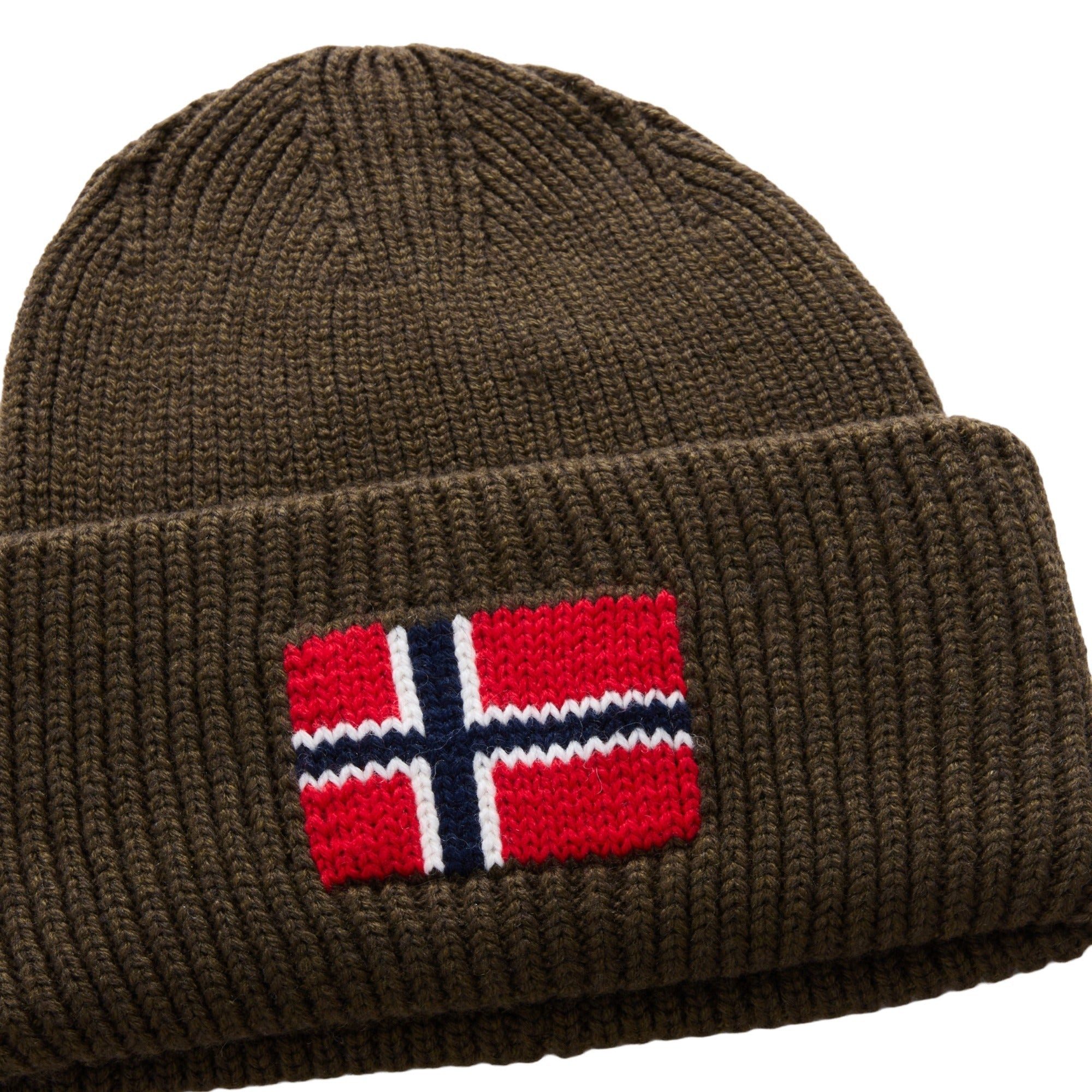 Napapijri Strickmütze F-Evei - Mütze (tea leaf green)