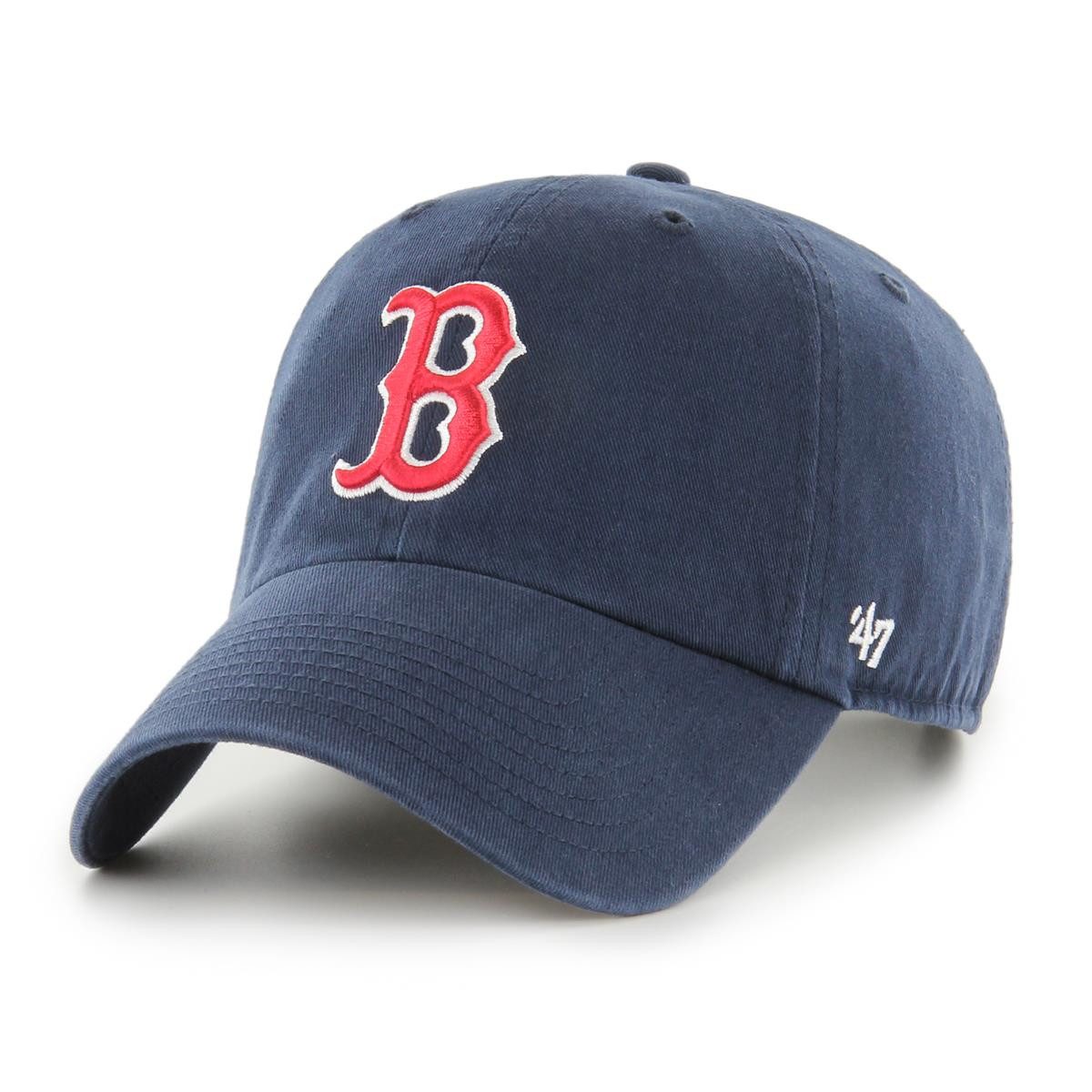 '47 Brand Baseball Cap '47 Brand MLB Boston Red Sox '47 CLEAN UP Strapback Cap (Basecap, Basecap, Clean Up Cap)