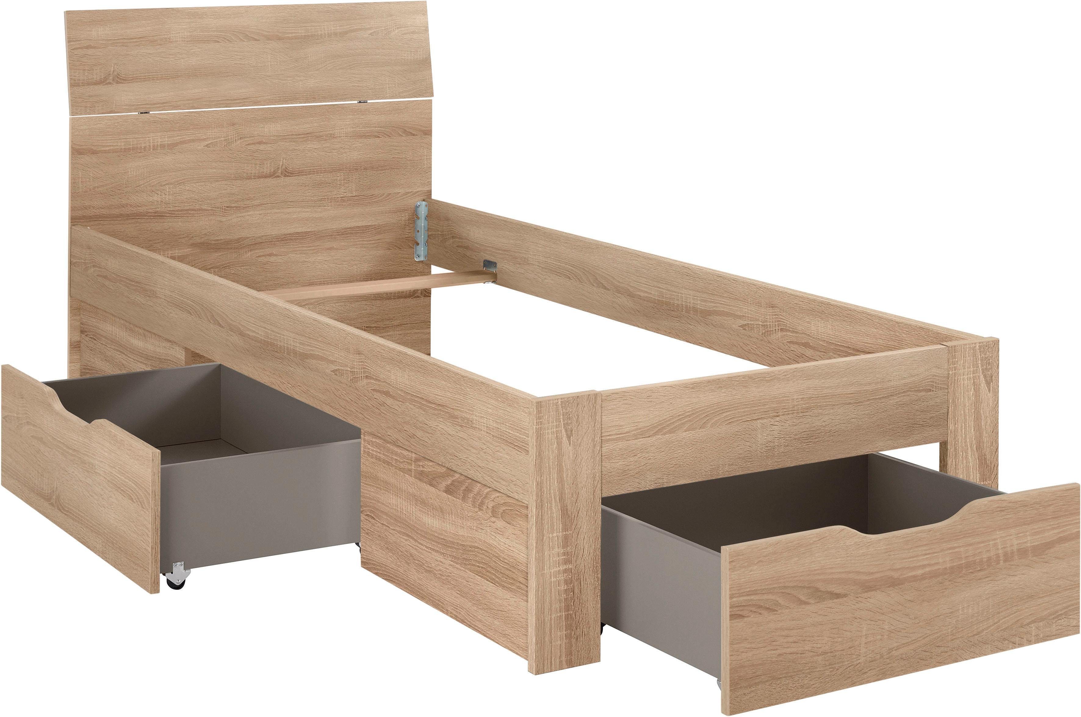rauch Bett Einzelbett Doppelbett Stauraum FLEXX Breiten 90/140/180 cm, Einzelbett Doppelbett Stauraum FLEXX Breiten 90/140/180 cm