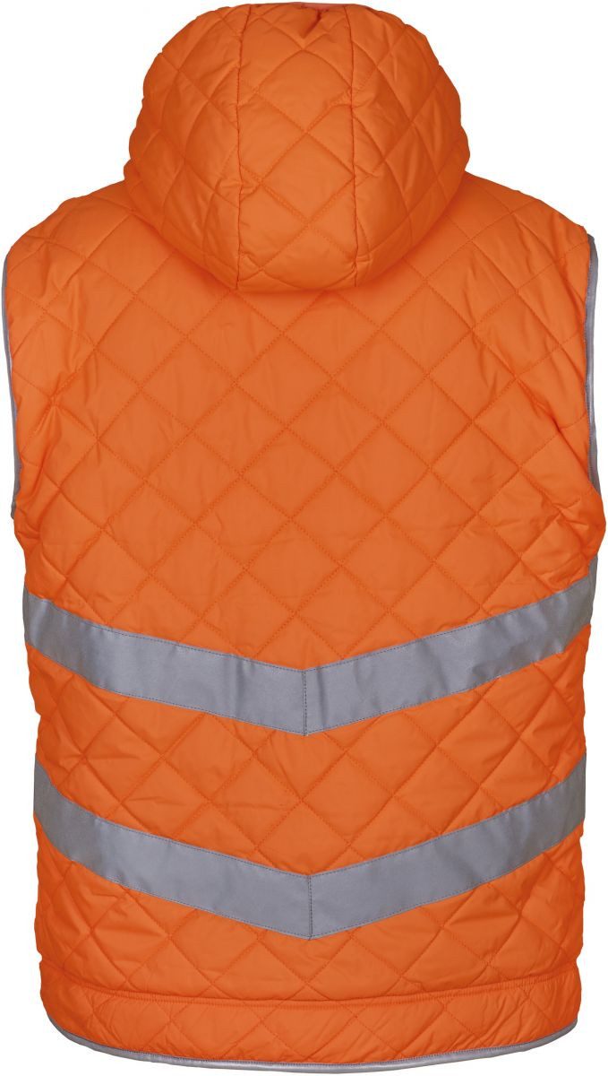YOKO Warnweste Hi Vis Kensington Hooded Gilet - Arbeitsweste - EN ISO 20471