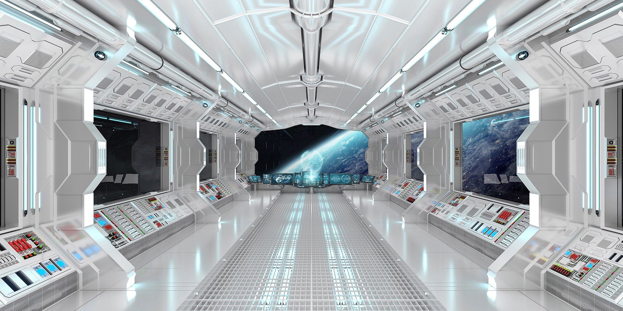 Architects Paper Fototapete Spaceship, (Set, 5 St), Vlies, Wand, Schräge