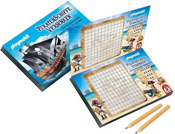 Schmidt Spiele Spiel, Brettspiel Playmobil BUNDLE - Wirbel auf dem Bauernhof + Piratenschiffe versenken