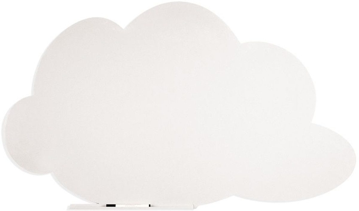 rocada Magnettafel Symbol-Tafel Skinshape Wolke lackiert 100x150cm RAL 9010 reinweiß