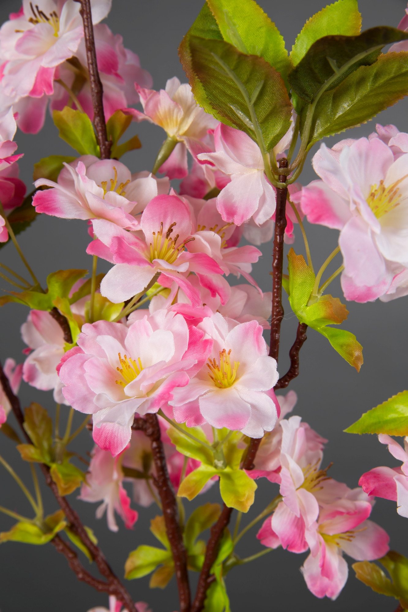 Kunstblume Kirschblütenzweig 105cm ZF künstliche Kirschblüte, Seidenblumen Roß, Höhe 105 cm, Dunkel-Rosa