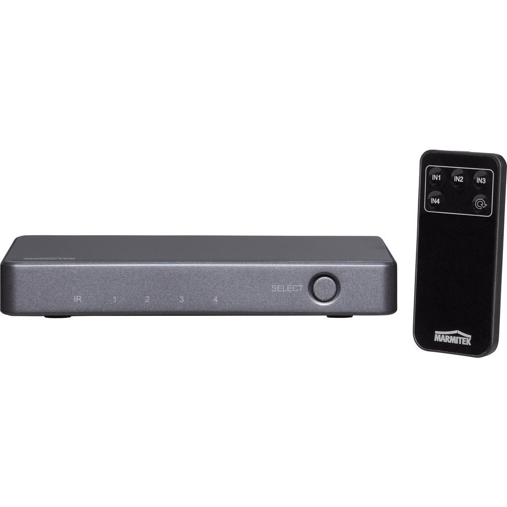 Marmitek Connect 620 UHD 2.0 4 Port HDMI-Switch 3840 x 2160 Pixel Netzwerk-Adapter