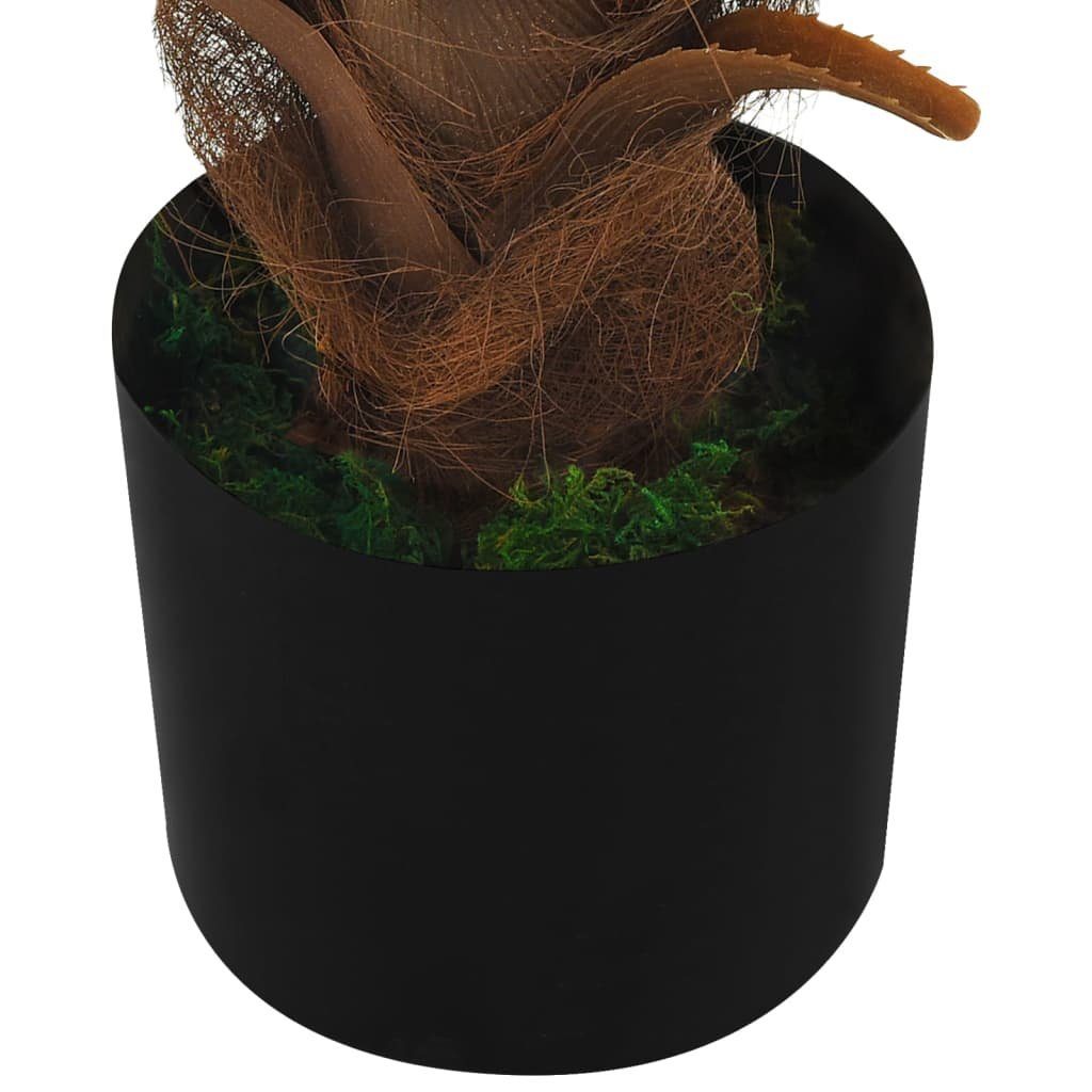 Künstliche Zimmerpflanze vidaXL, Grün 140 Palme Höhe Künstliche cm Cycas cm mit echt, 0 Topf realistisch Pflanze