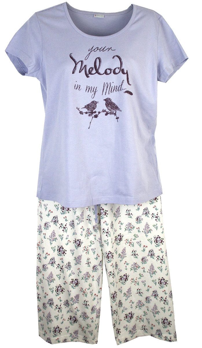Consult-Tex Capri-Pyjama Damen Capri Pyjama Schlafanzug günstig online kaufen