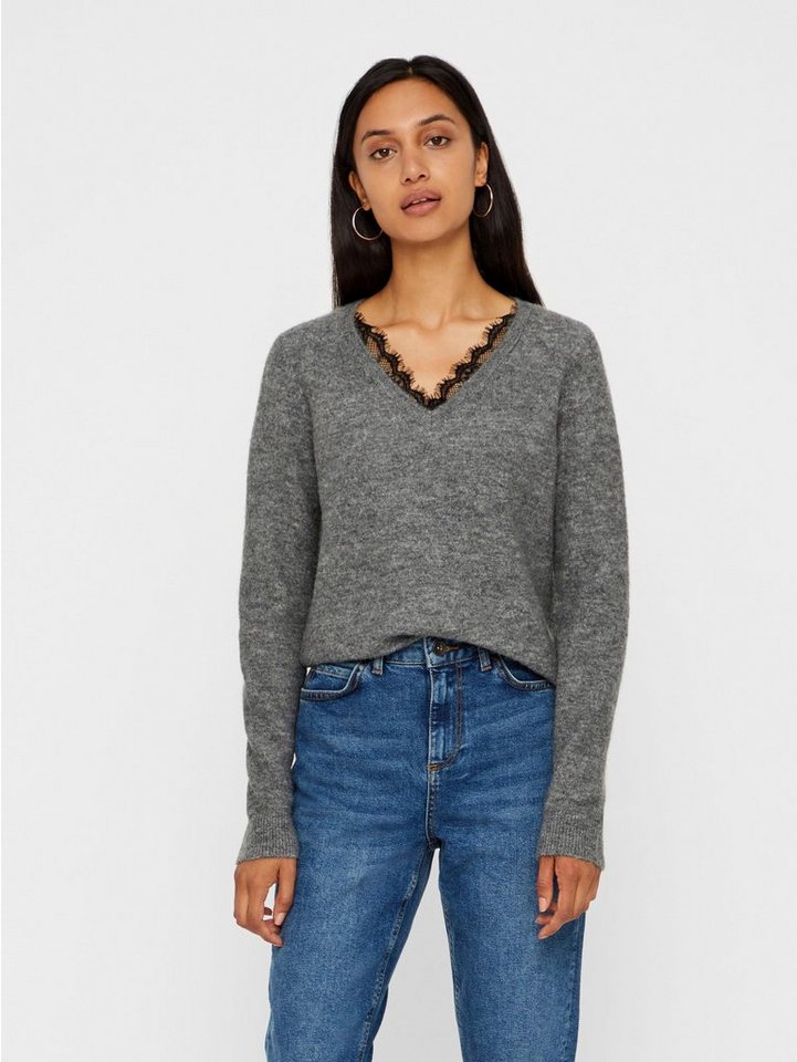 Vero Moda V-Ausschnitt-Pullover »IVA« Vero Moda V-Ausschnitt-Pullover »IVA«