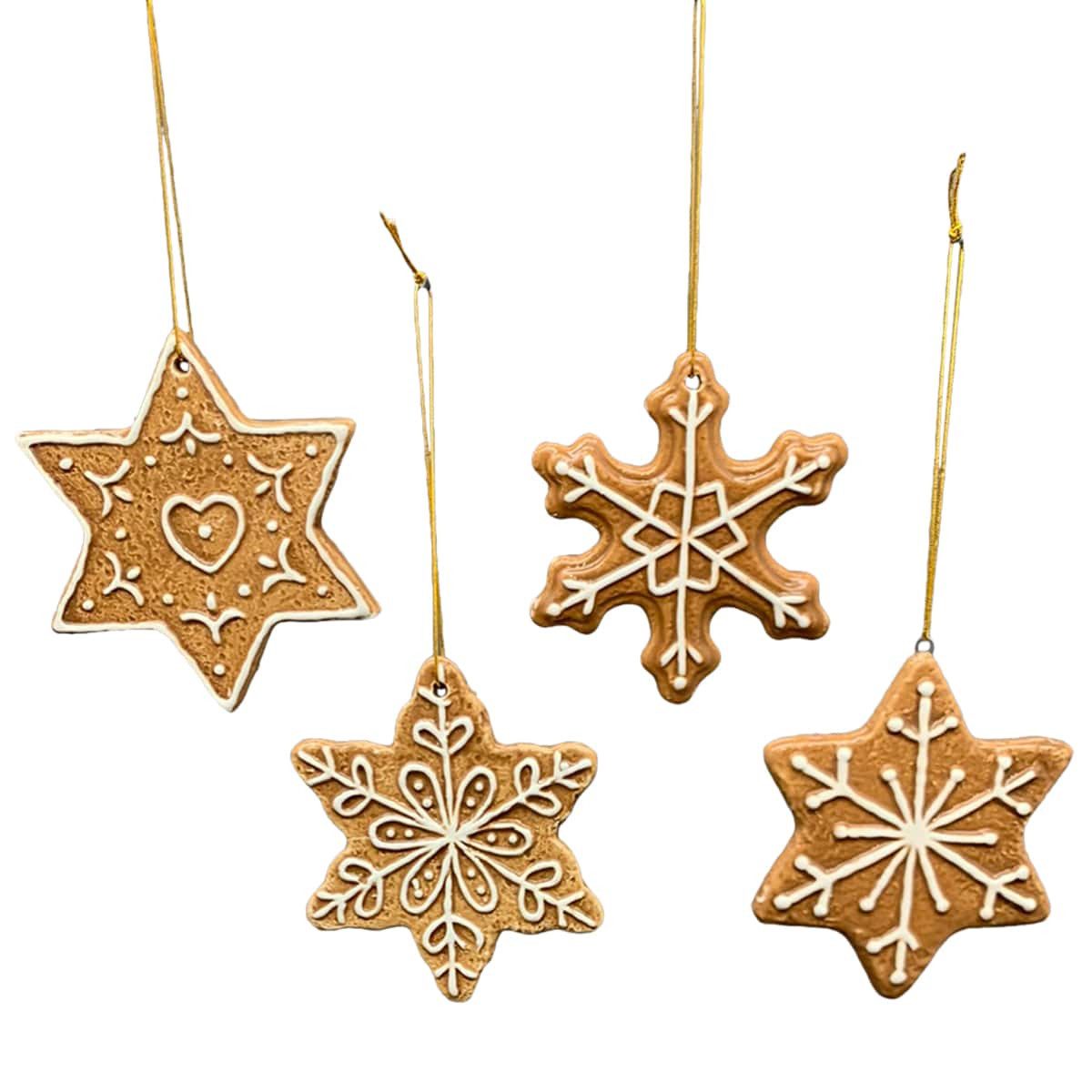 matches21 HOME &amp; HOBBY Dekohänger Mini Lebkuchensterne ...