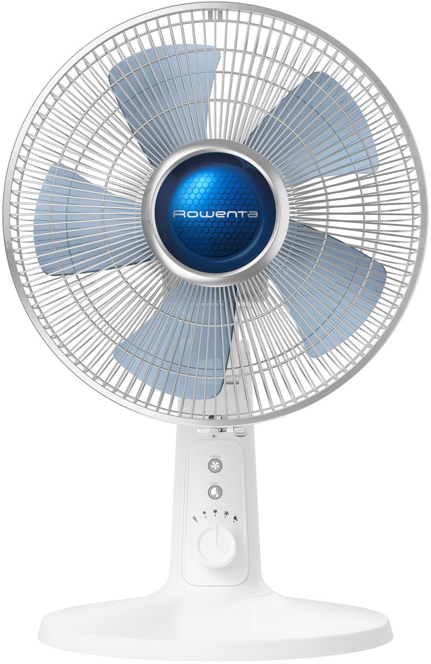 Rowenta Tischventilator Turbo Silence Extreme+, 4 Geschwindigkeiten, 45 m3/Mi, 38 dB(A), leistungsstark, Stille-Nacht-Modus, Turbo-Boost, Oszillation, VU2730