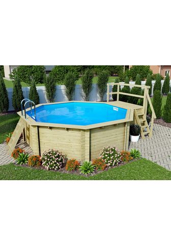 KARIBU Achteckpool »Holzpool Gr. 2 комп...