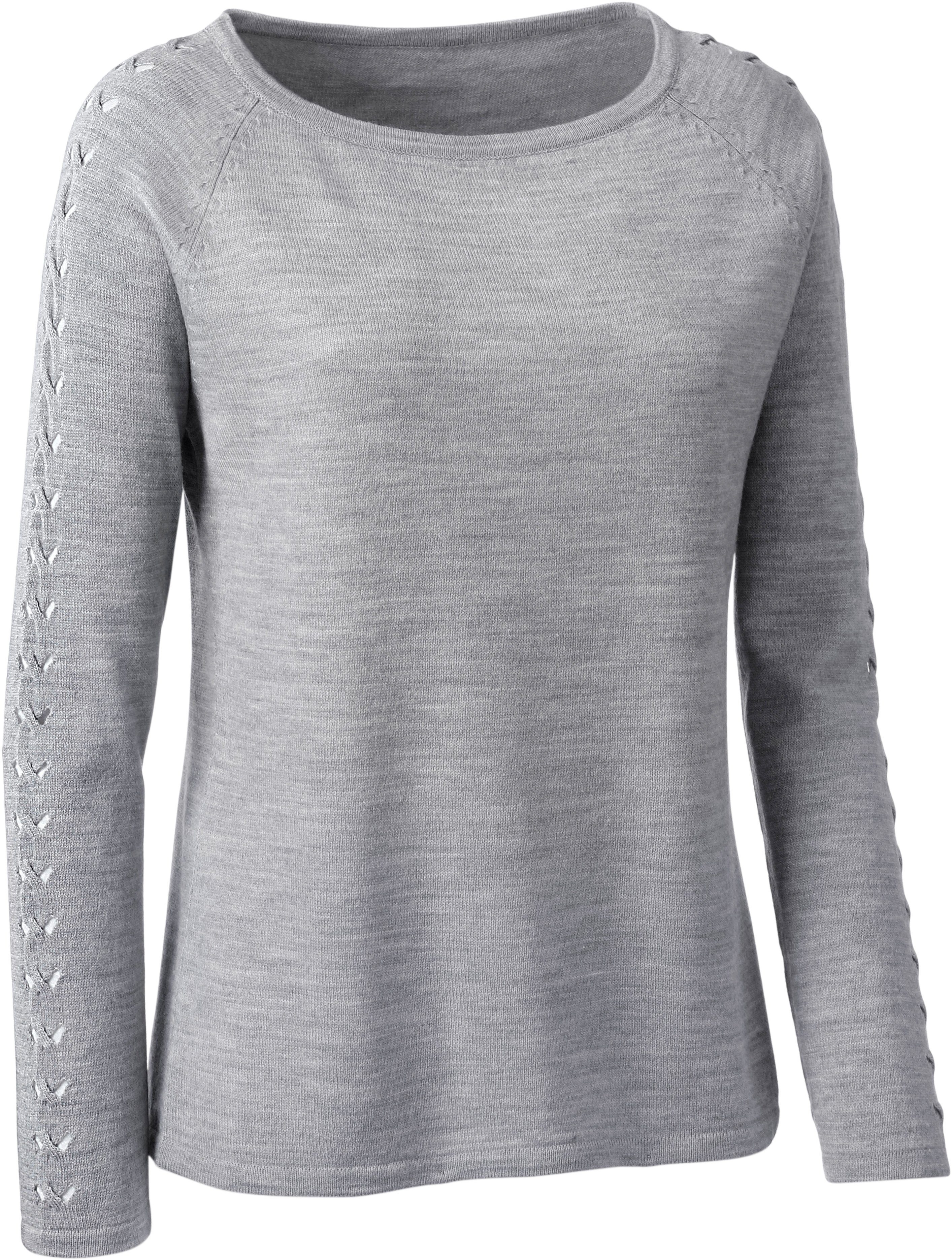 edc By Esprit – Pullover mit Norweger Dessin – Silber meliert edc By Esprit – Pullover mit Norweger Dessin – Silber meliert