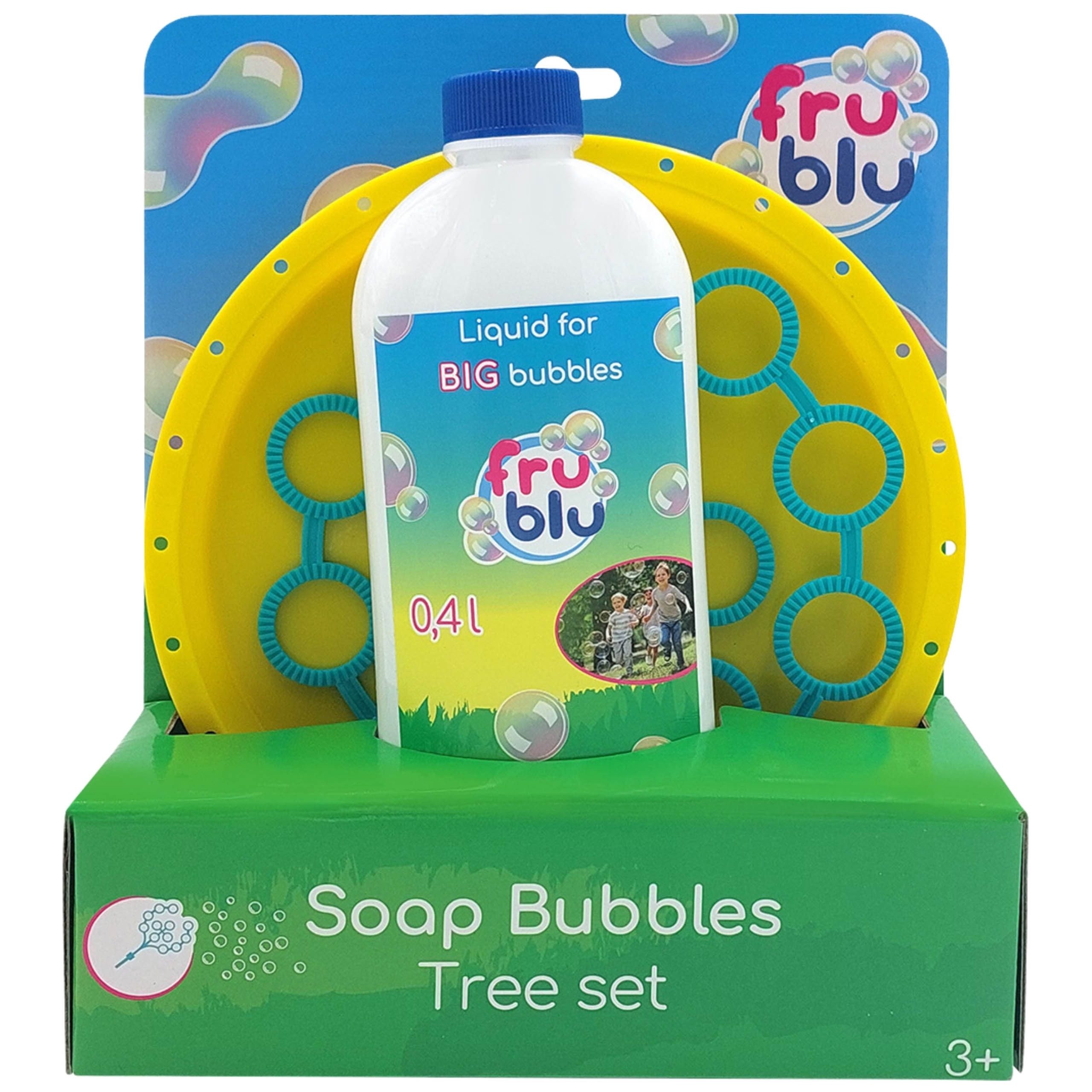 Sarcia.eu Seifenblasenspielzeug Seifenblasenset mit Baum, Bügel + 400 ml Flüssigkeit
