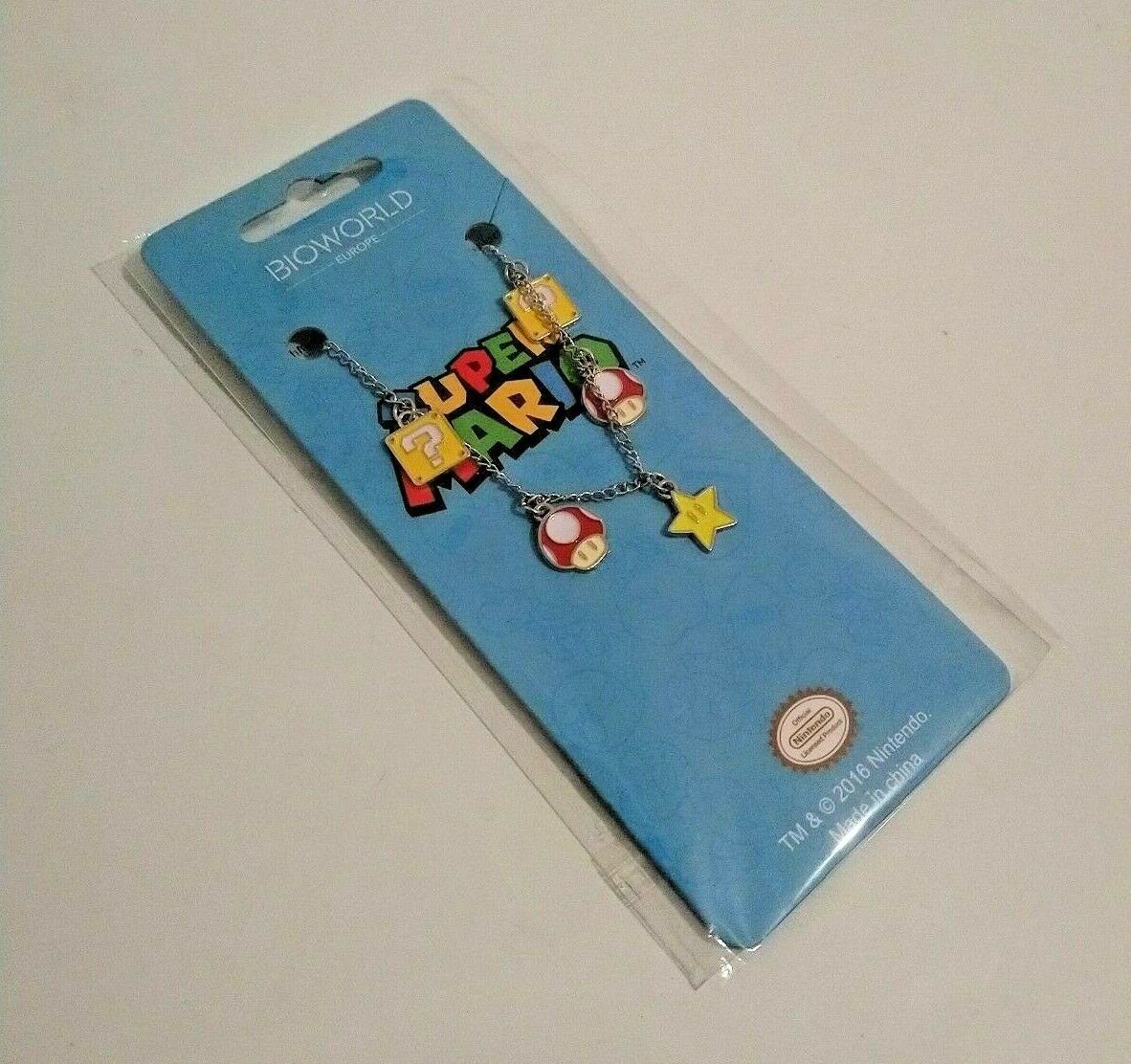 Kette mit Anhänger Super Mario Nintendo Mushroom Question Kette Mark and Super Star Halskette Necklace
