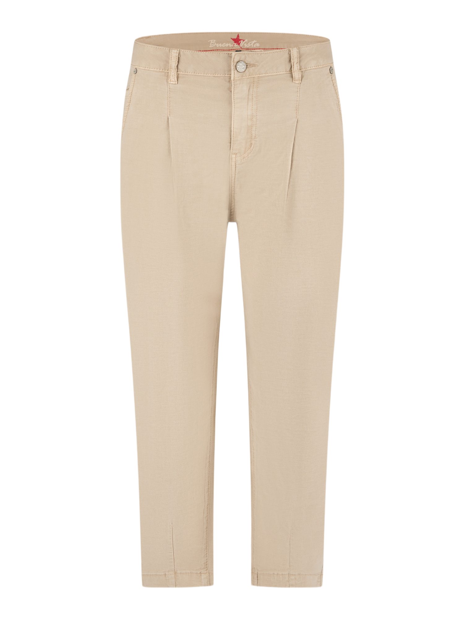 Buena Vista Stoffhose natur,Casual,Baumwolle,Unifarben,Straight Leg,Mittel