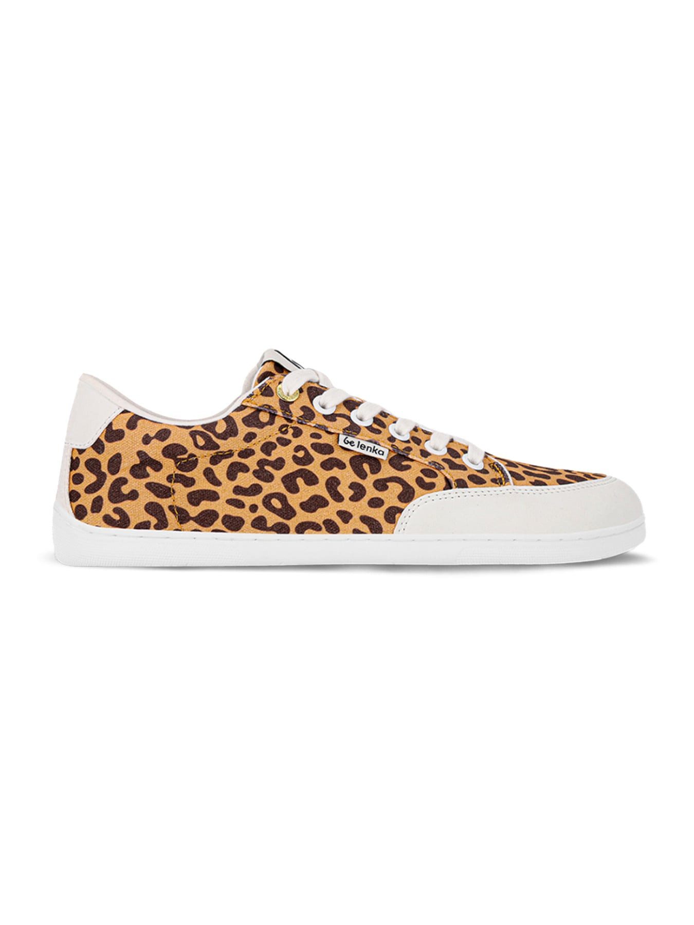 Be Lenka Barfussschuhe Rebound (flexible Sohle, pures Barfußgefühl) Leopard Sneaker