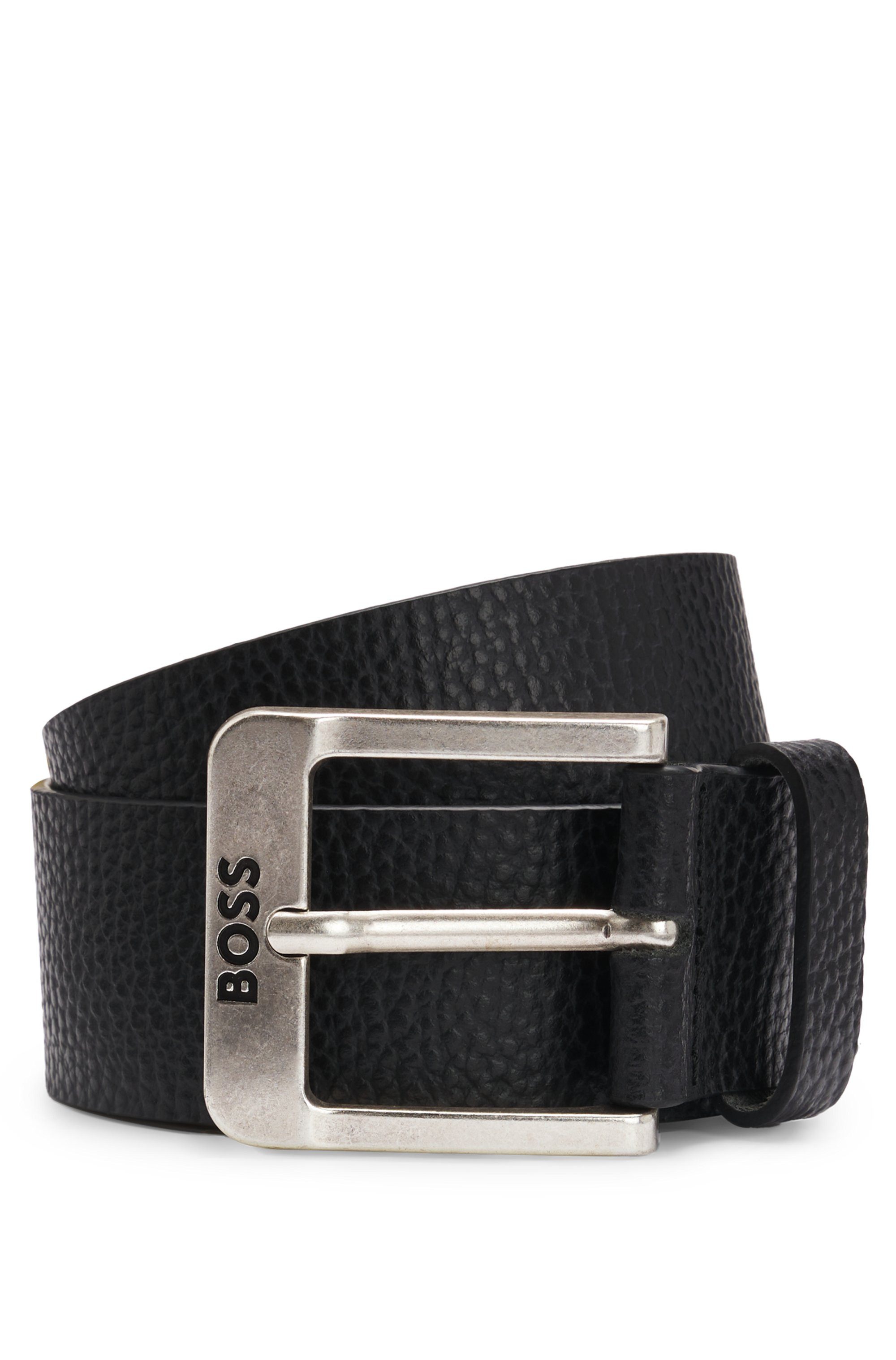 BOSS Ledergürtel Jemio-Gr_Sz40 mit Logoprägung günstig online kaufen