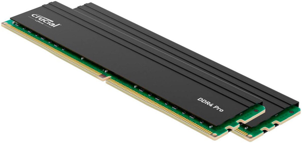 Crucial Pro 64GB Kit (32GBx2) DDR4-3200 UDIMM PC-Arbeitsspeicher