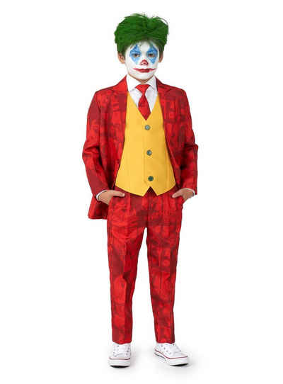 Opposuits Kostüm »Boys Scarlet Joker«, Sorgt für ein bleibendes Lächeln: cooler Anzug für schräge Schurken